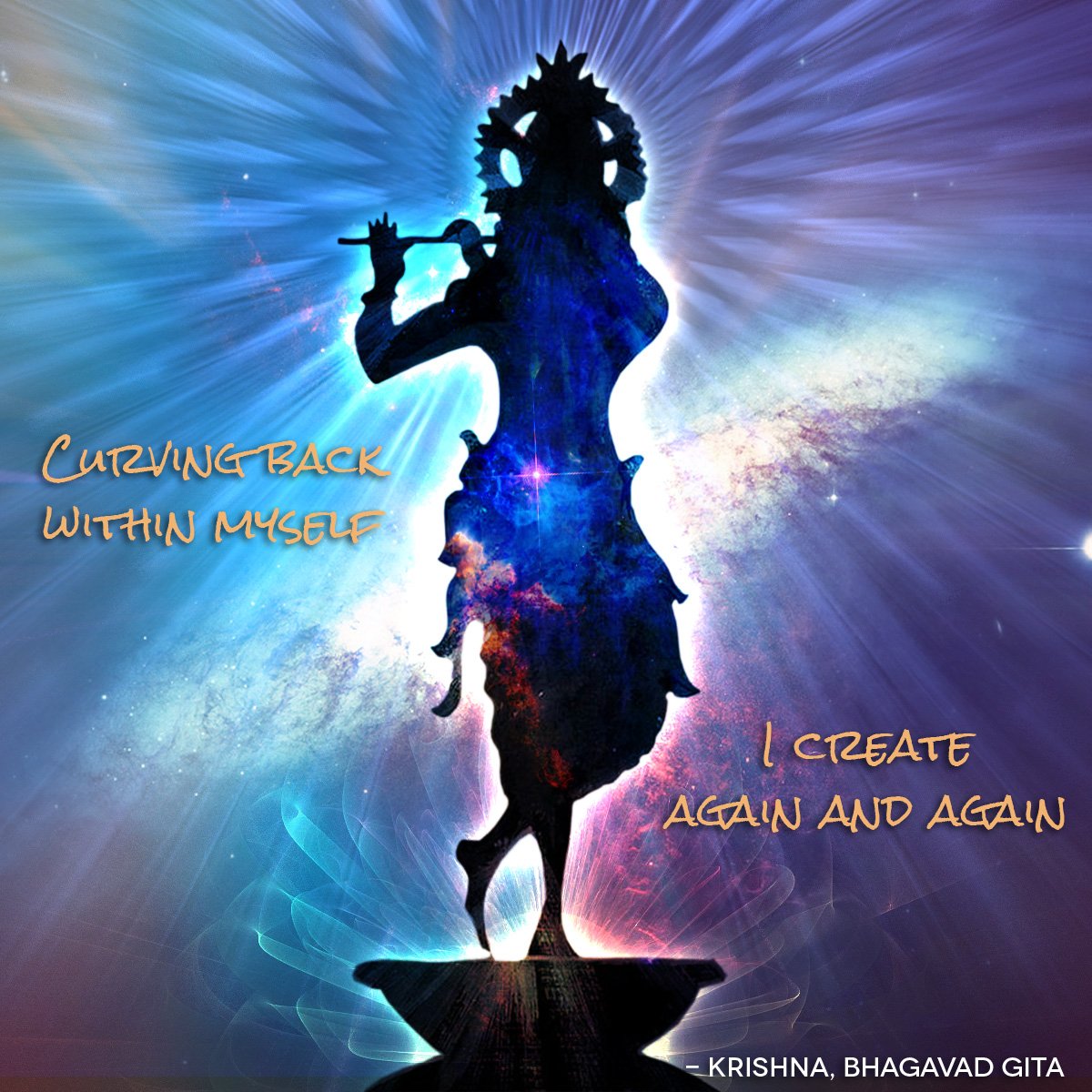 curving back within myself