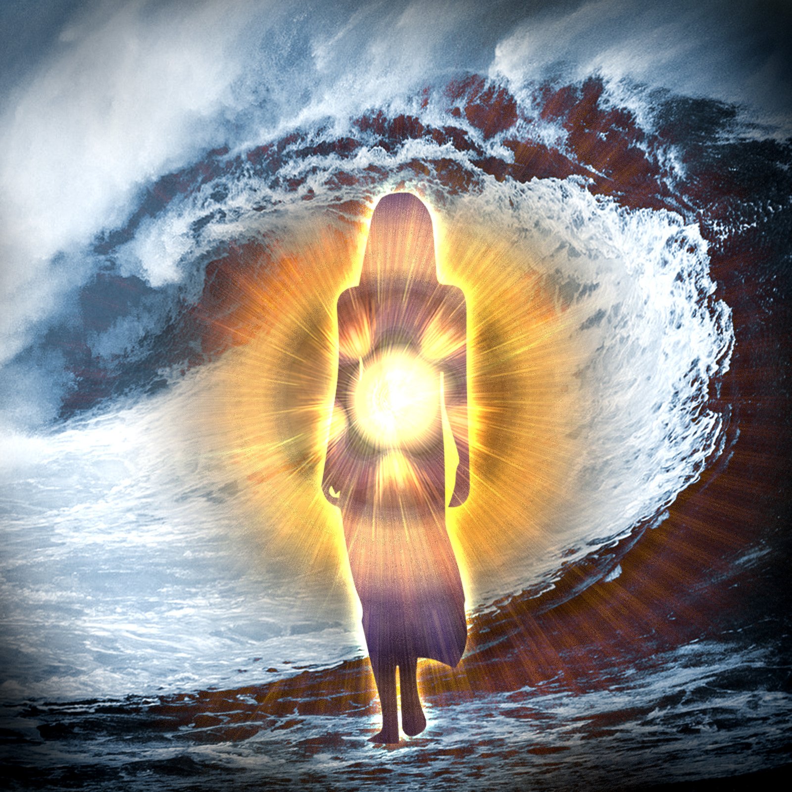 like a wave from the ocean